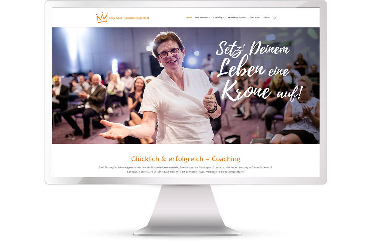 Website erstellen Erika Götz, Coaching