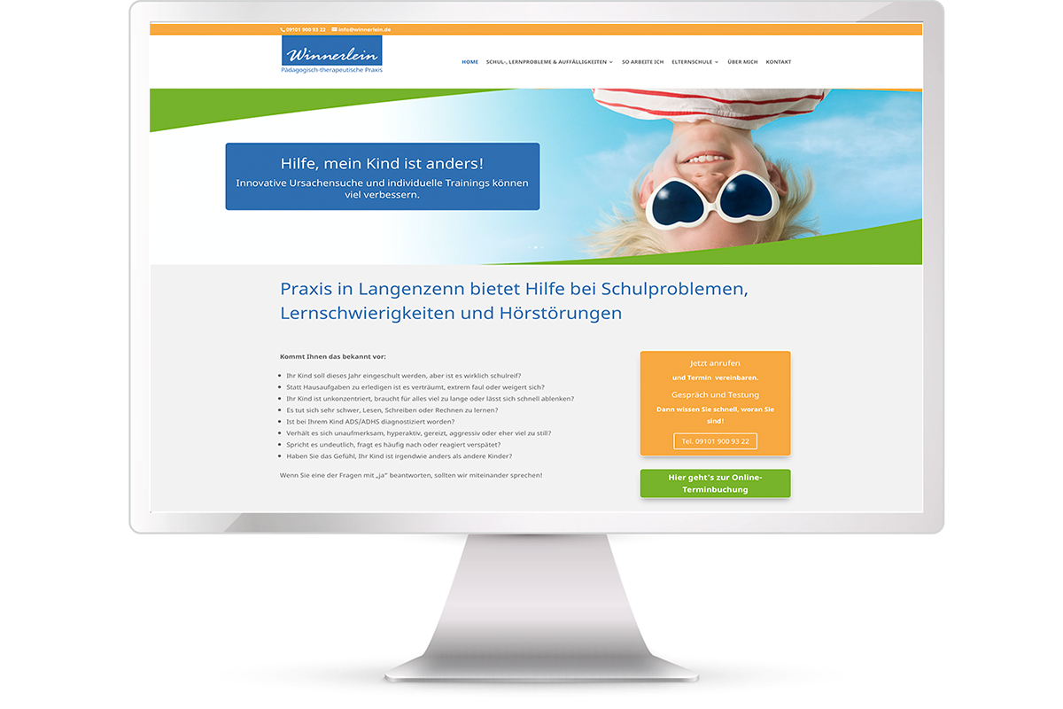 Website erstellen: Ulrike Winnerlein, Schul- und Lernberatung