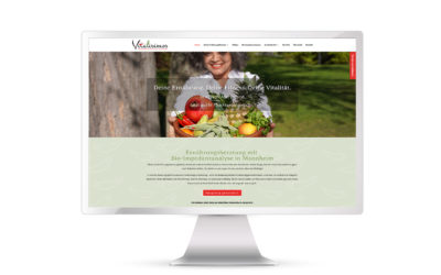 Website und Printmaterialien für Ernährungsberaterin