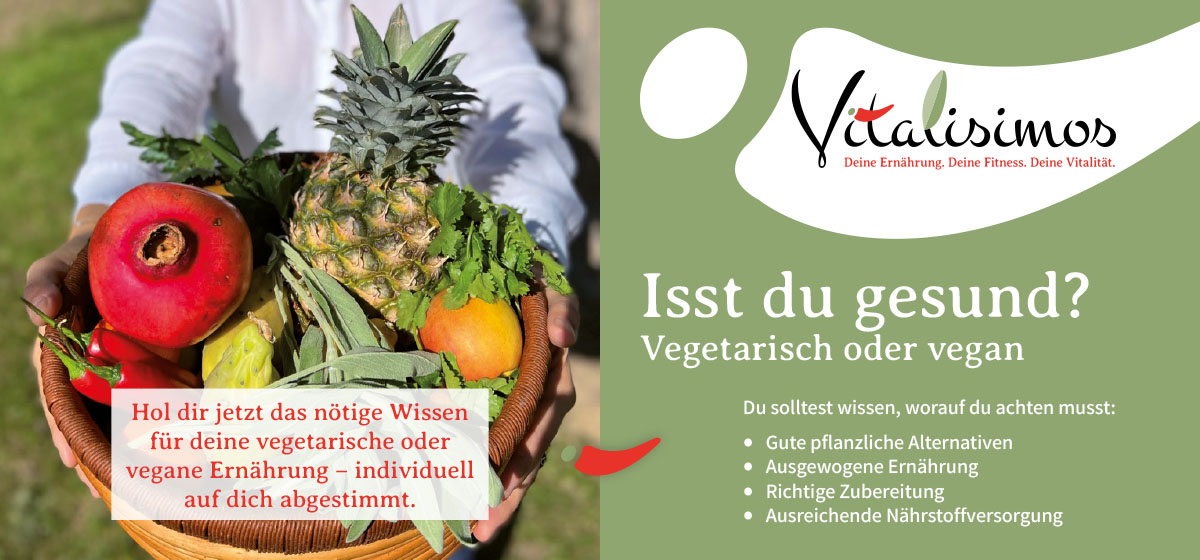 Dayana Matus, Vitalismos Ernährungsberatung, Flyer Veganer & Vegetarier