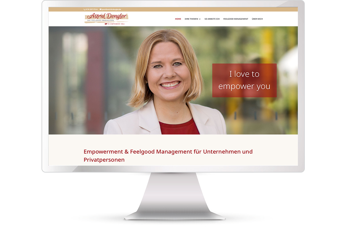 Website Coaching Astrid Dengler