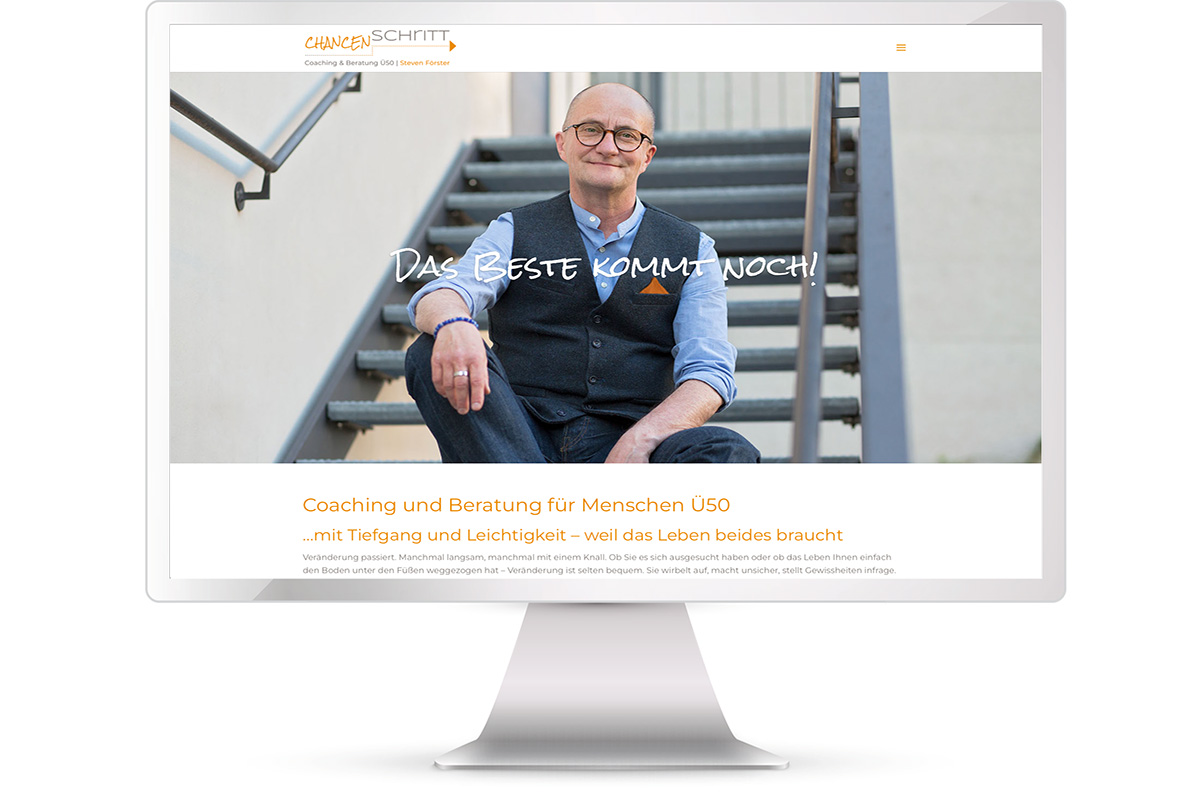 Website Coaching ü50, Steven Förster
