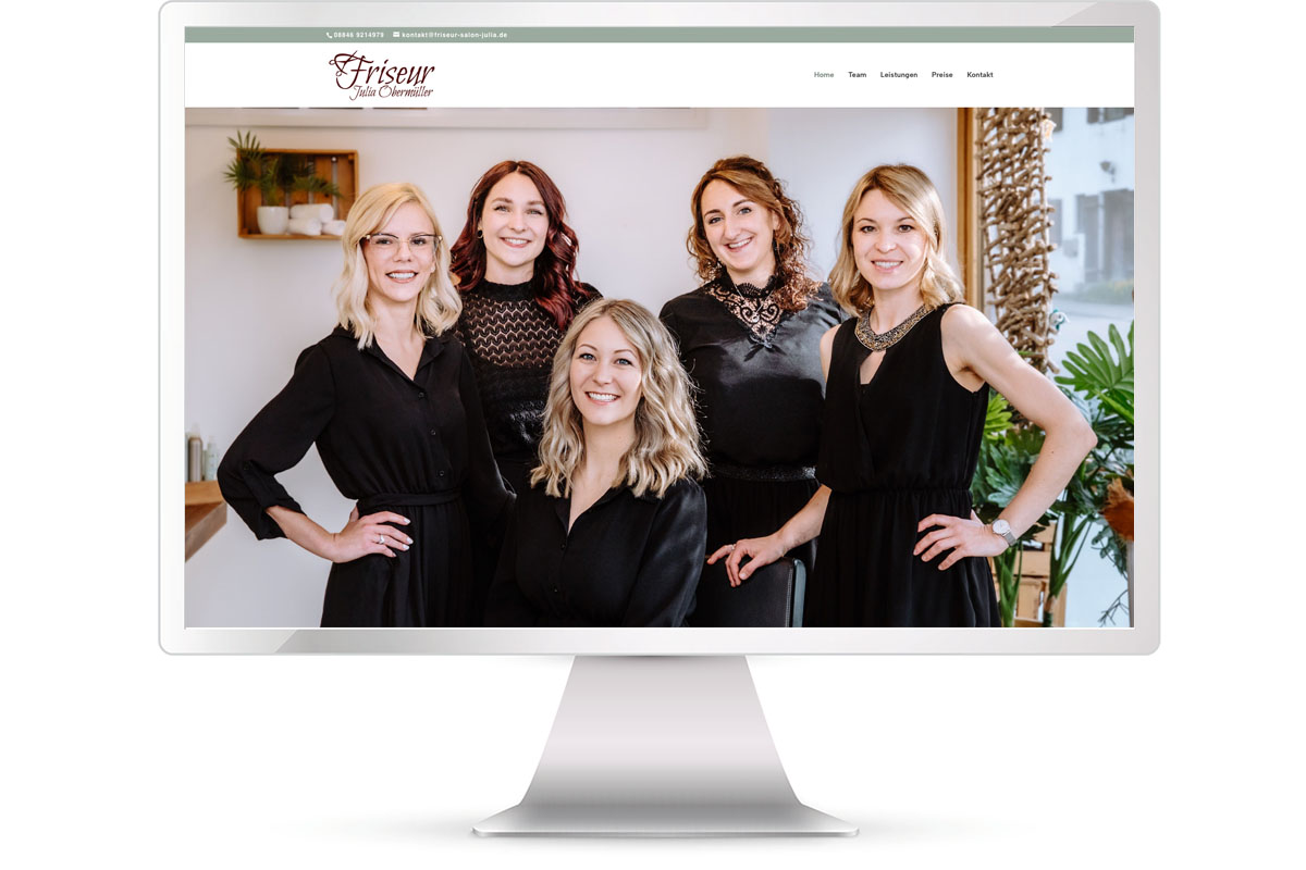 Website Friseursalon Uffing