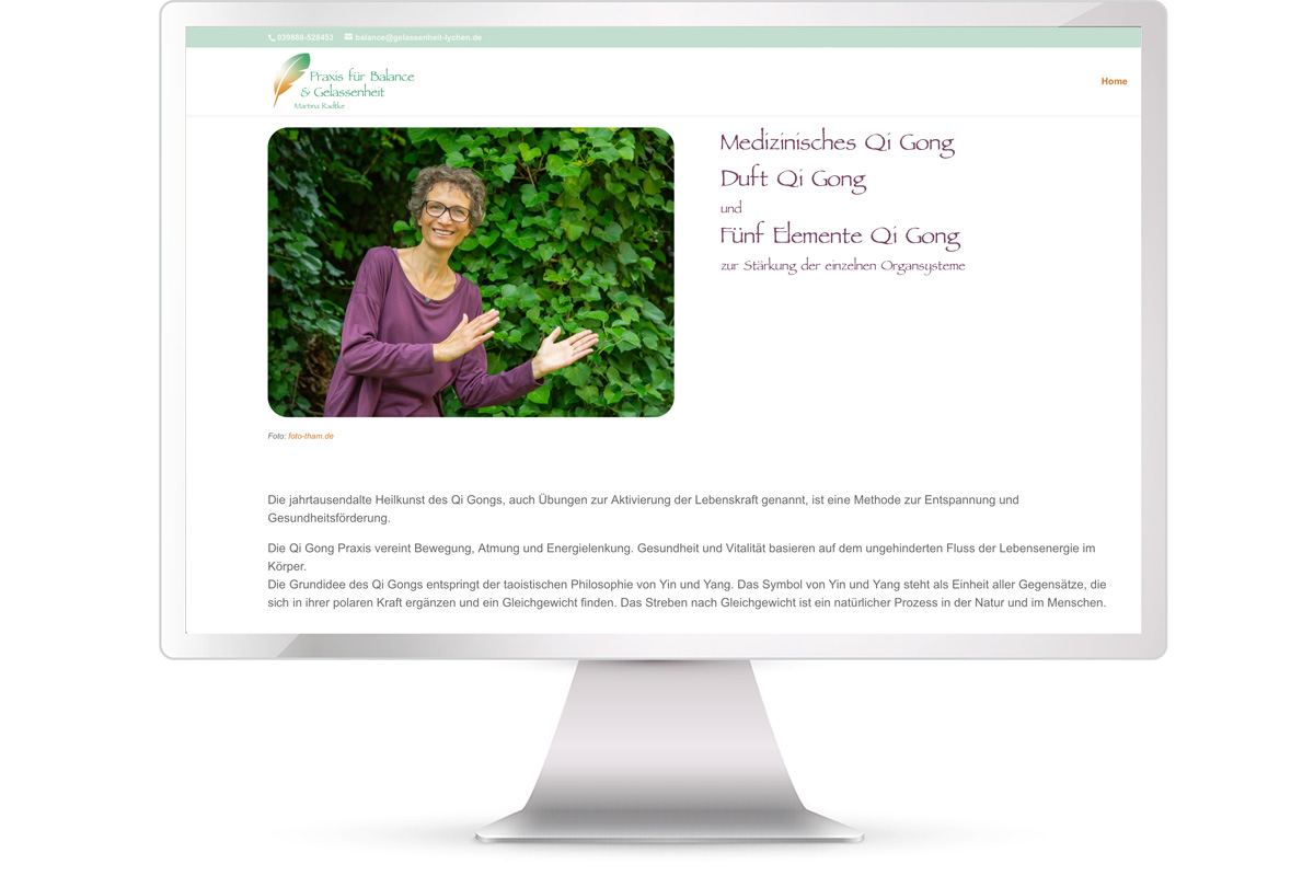 Website Qi Gong Kurse Uckermark