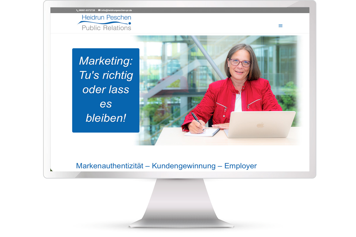 Website Marketing, KI & Text