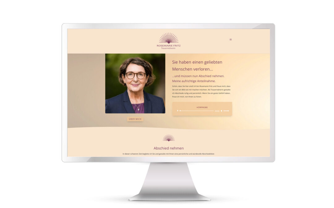 Website Trauerrednerin Rosemarie Fritz