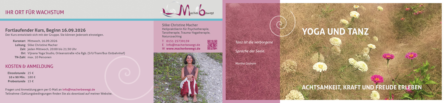 Flyer Din lang quer, 4 Seiten, außen Flyer Din lang quer, 4 Seiten, außen
