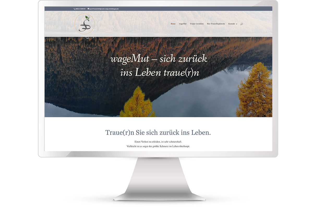 Website Trauergruppe